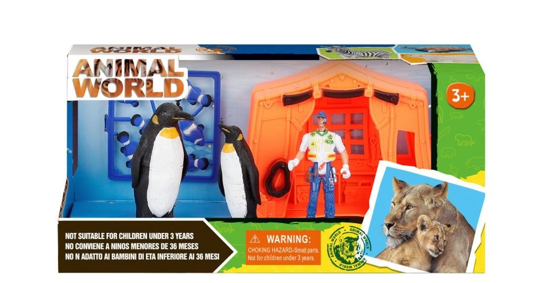 Animal World Penguins Playset