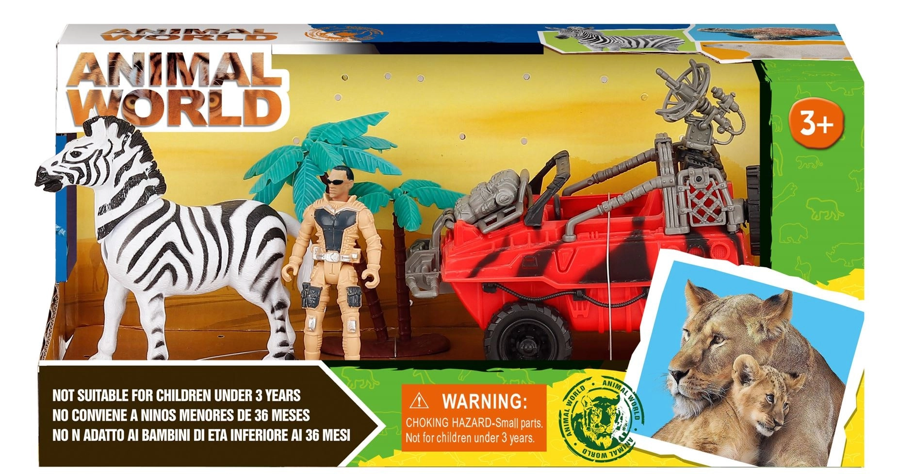 Animal World Zebra Playset