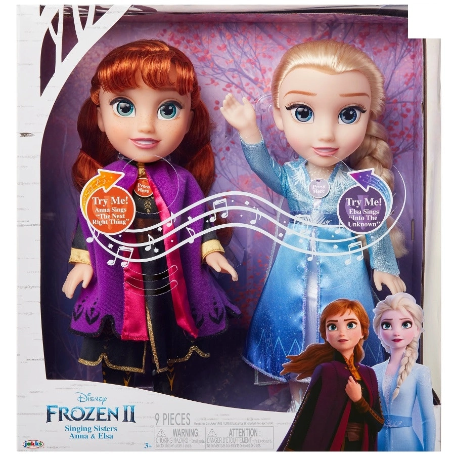 Disney Frozen 2 Anna and Elsa Doll 2-pack