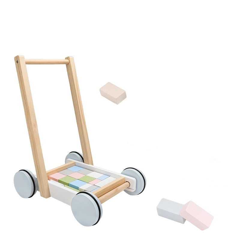 Baby Wooden Walket with Blocks