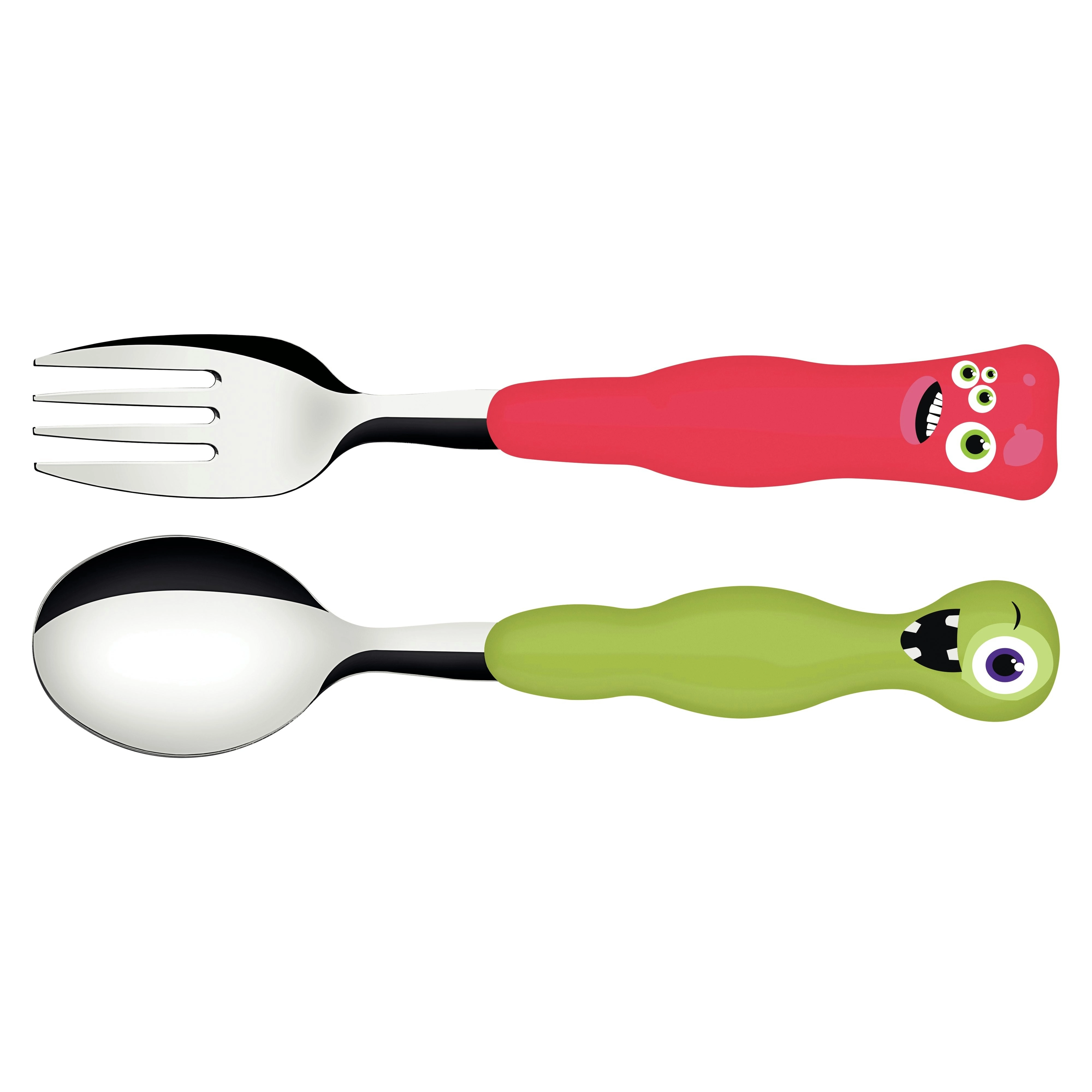 Tramontina Lirous 2-Piece Colorful Children's Flatware Set