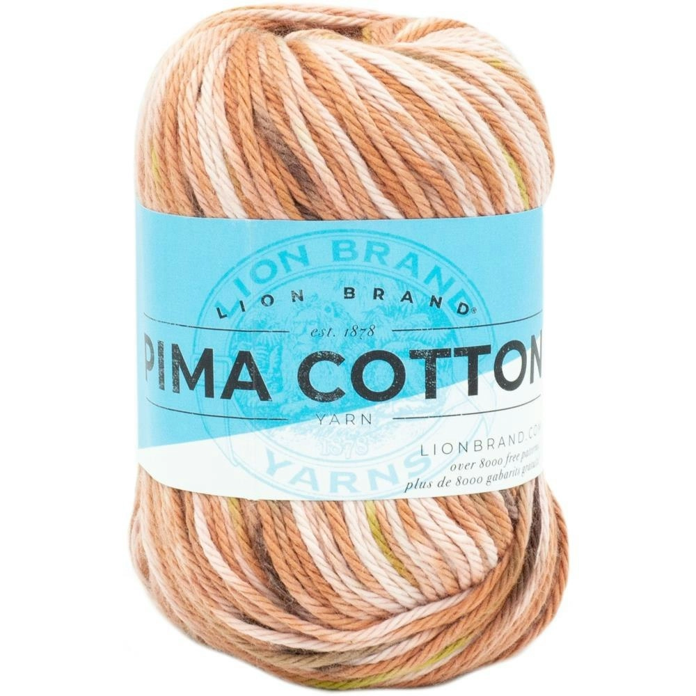 Lion Brand Pima Cotton Crochet & Knitting Yarn, 85g Cotton Yarn