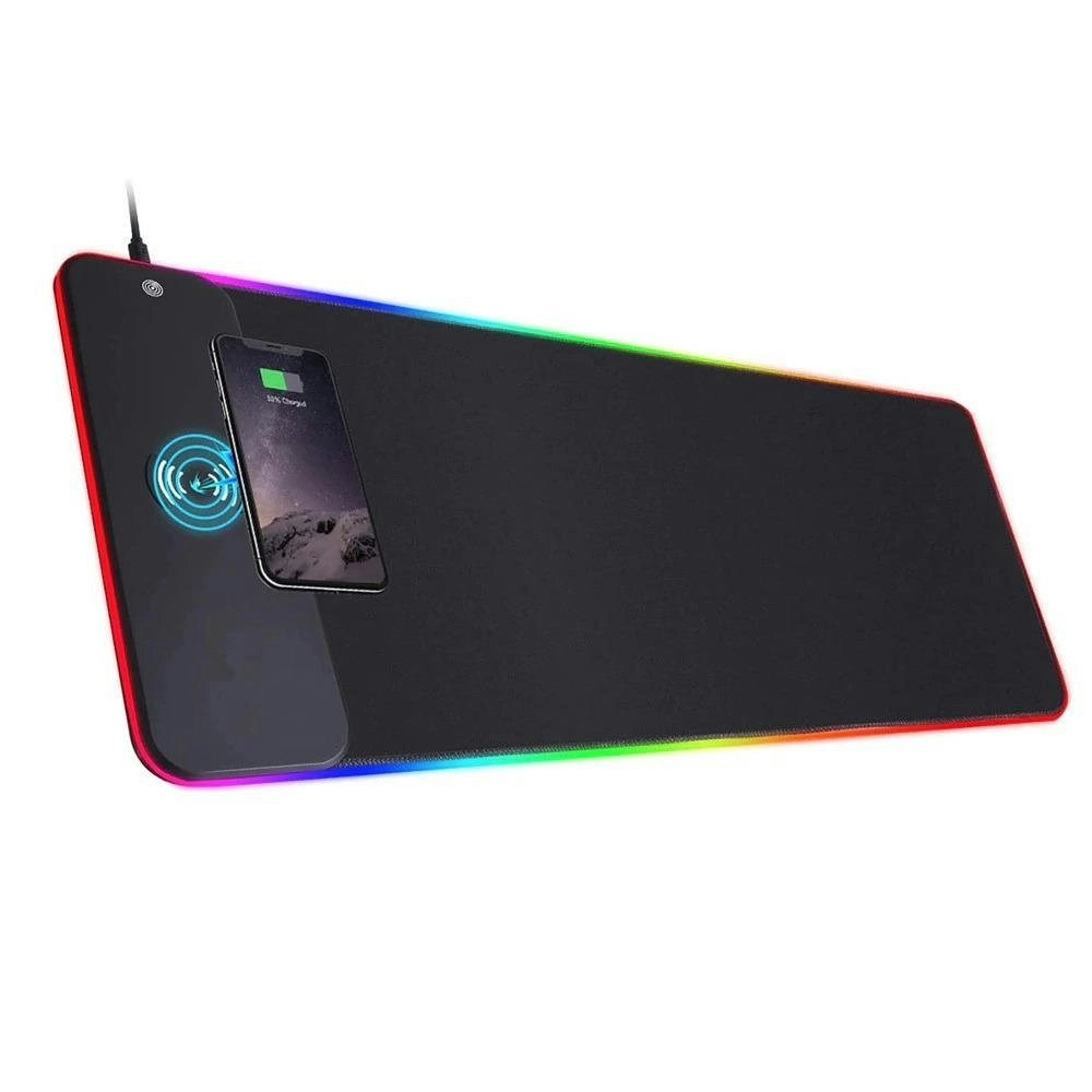 Rgb Wireless 15W Oversized Charger Mouse Pad 800X300 Mm Gaming