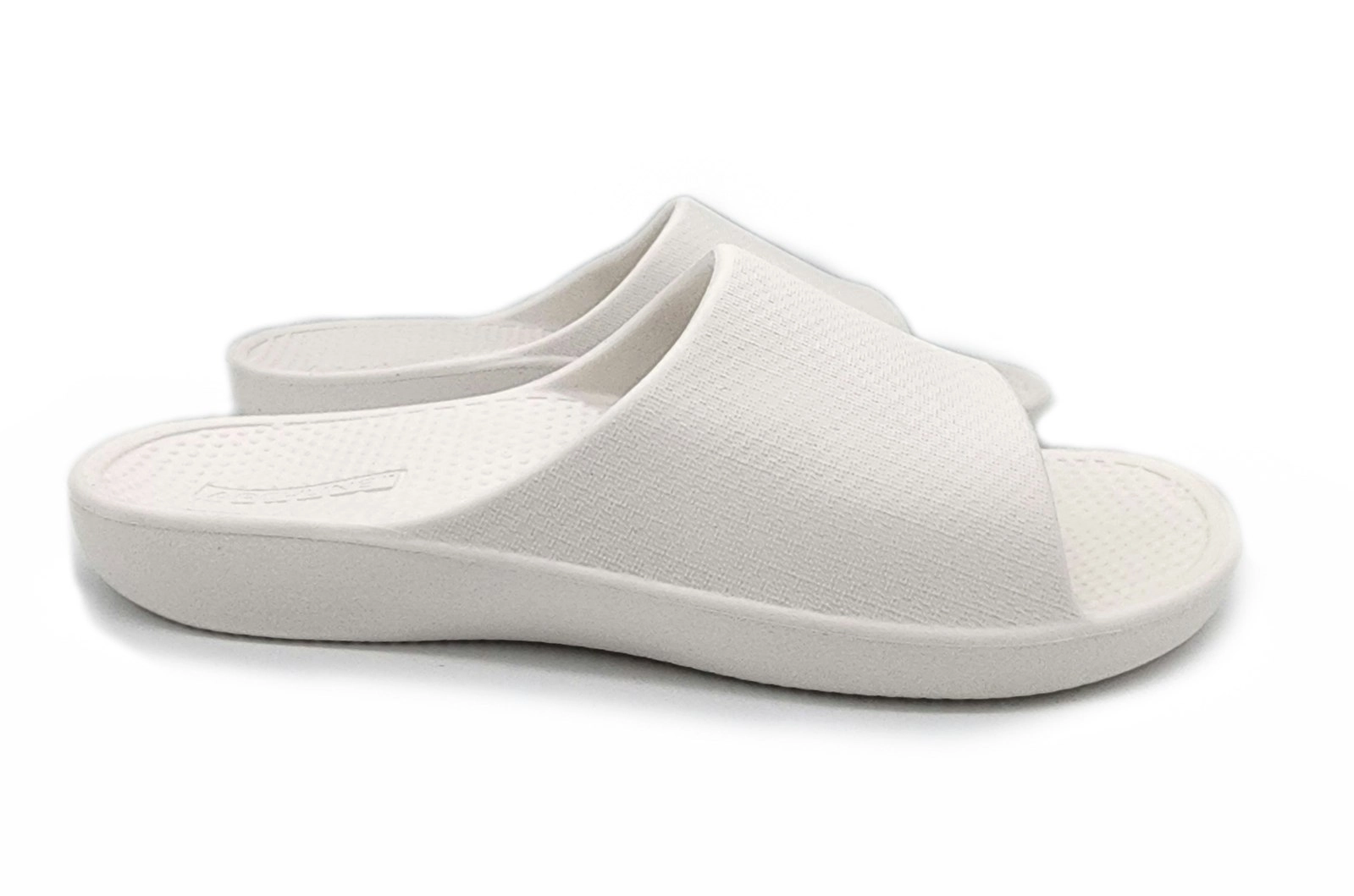 Archline Rebound Orthotic Slides Flip Flop Thongs Slip On Arch Support - White