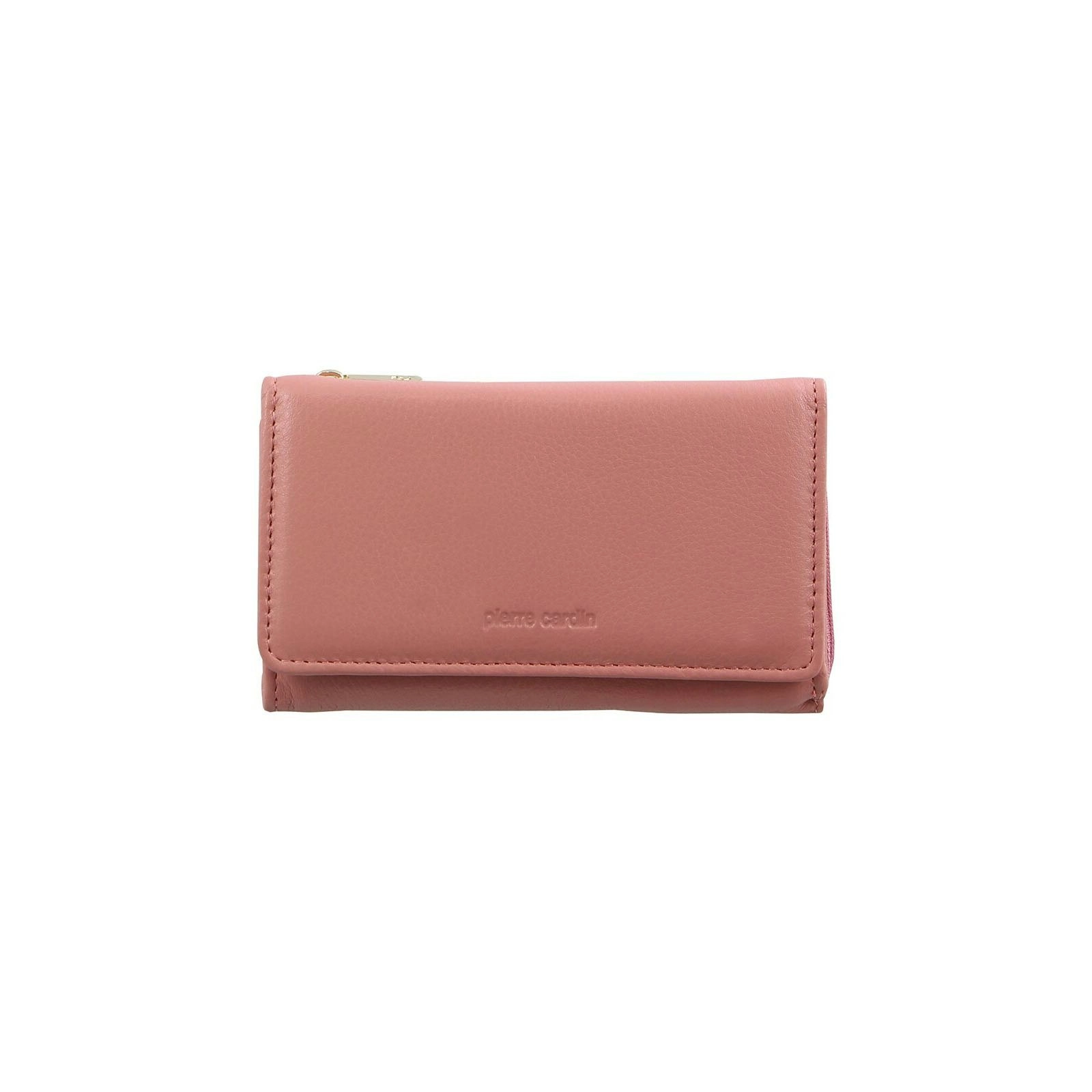 Pierre Cardin Womens Soft Italian Leather RFID Purse Wallet Rustic - Pink