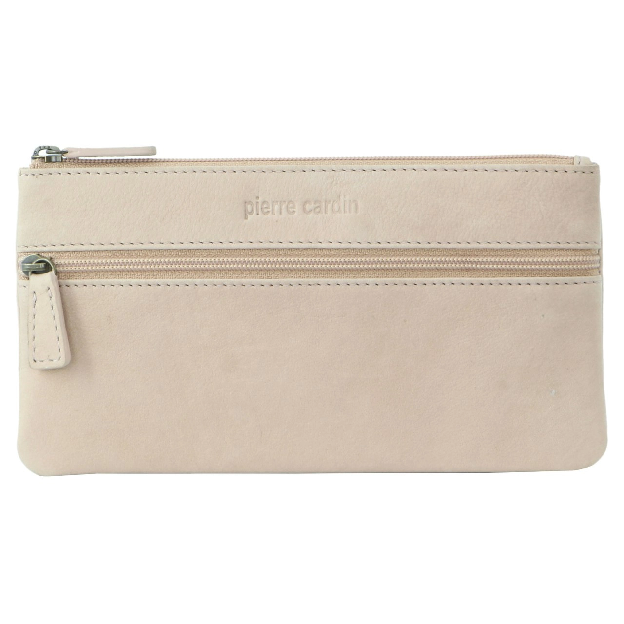 Pierre Cardin Ladies Womens Genuine Soft Leather Wallet Purse - Light Pink