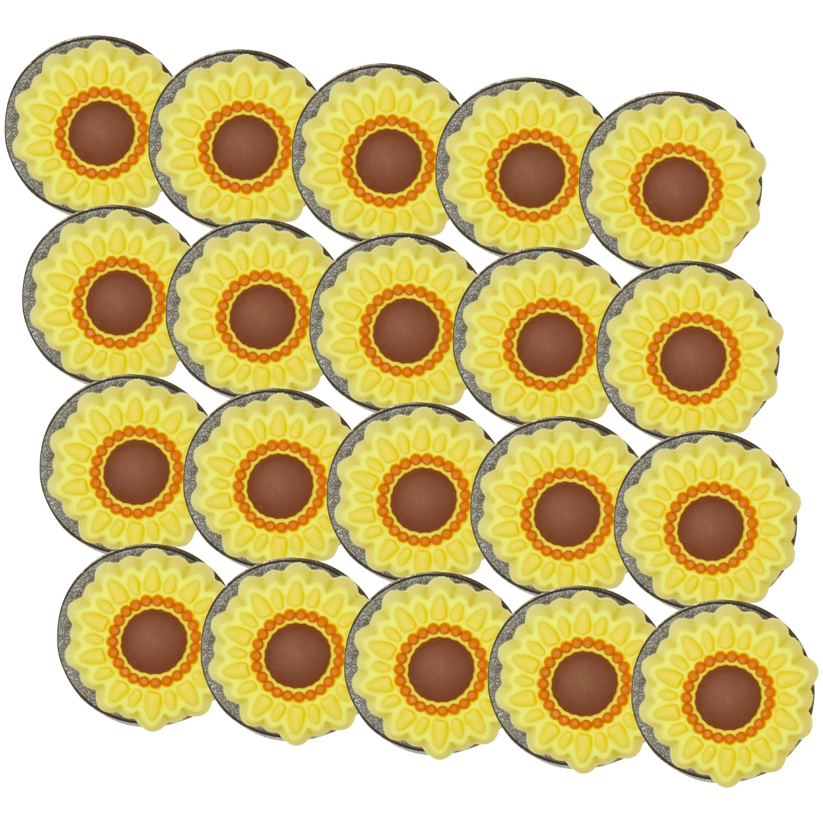 20x Crocs Sunflower Jibbitz™ Charm - 100% Authentic