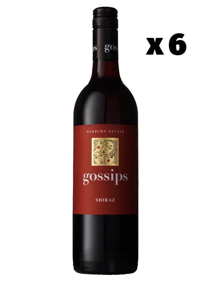 Gossips Shiraz Red Wine Case 6 X 750ml