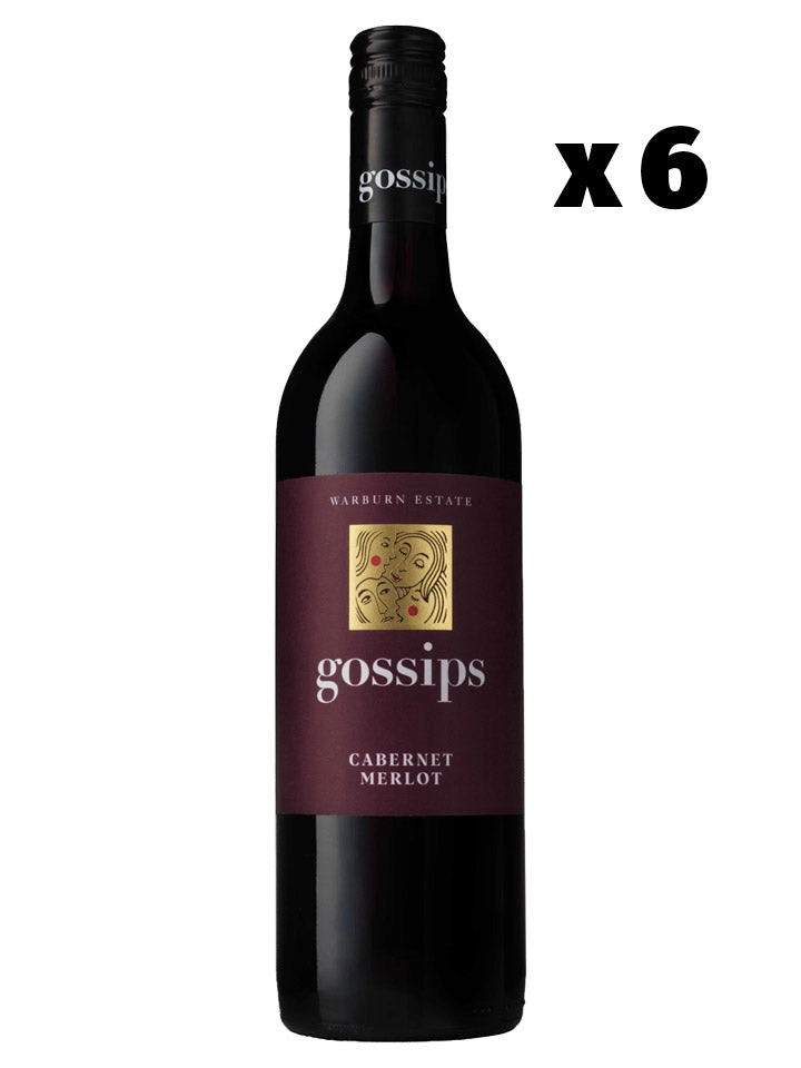 Gossips Cabernet Merlot Red Wine Case 6 X 750ml