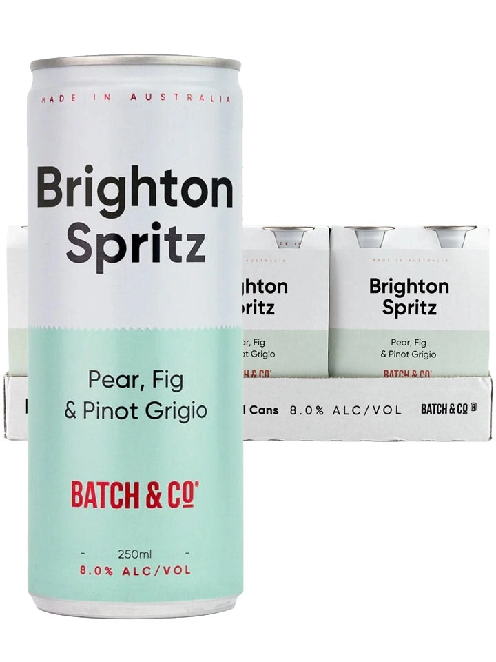 Batch & Co Brighton Spritz 8% Pear Fig & Pinot Grigio 24 X 250ml Cans