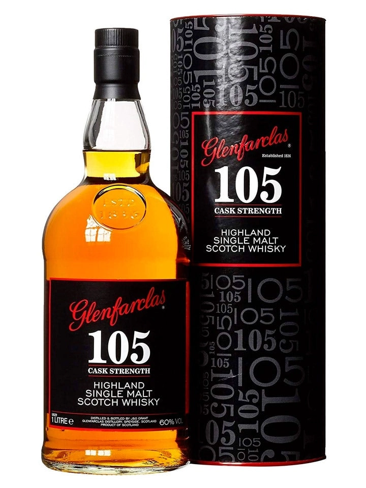 Glenfarclas 105 Cask Strength Highland Single Malt Scotch Whisky 1l