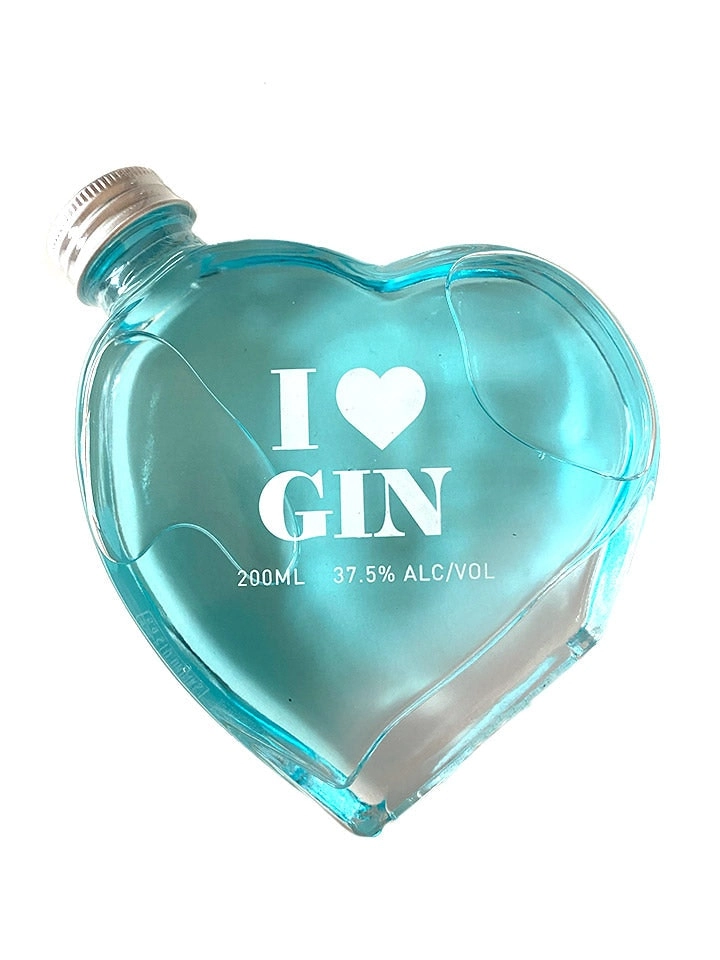 I Love Gin Heart Shaped Bottle 200ml