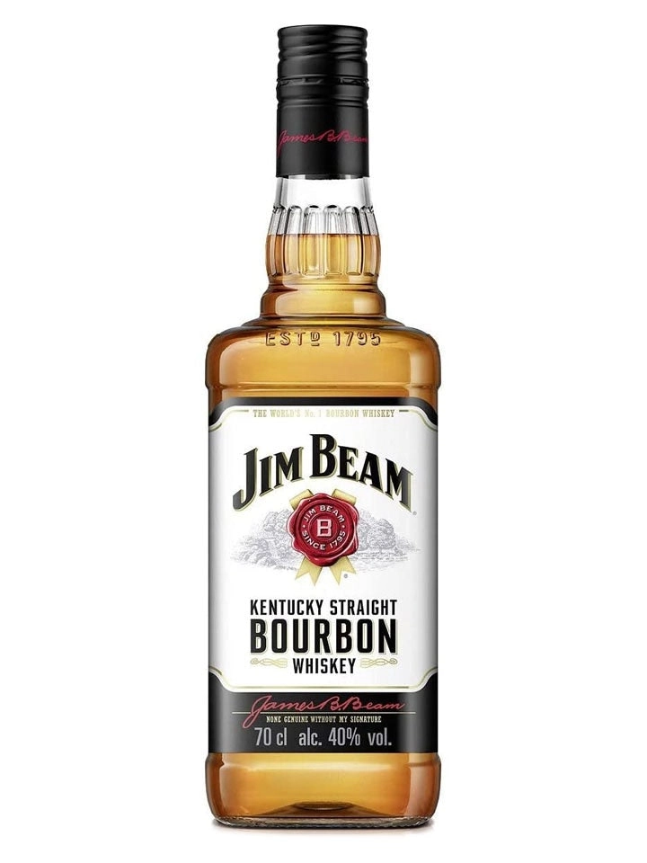 Jim Beam White Label 40% Kentucky Bourbon Whiskey 700ml