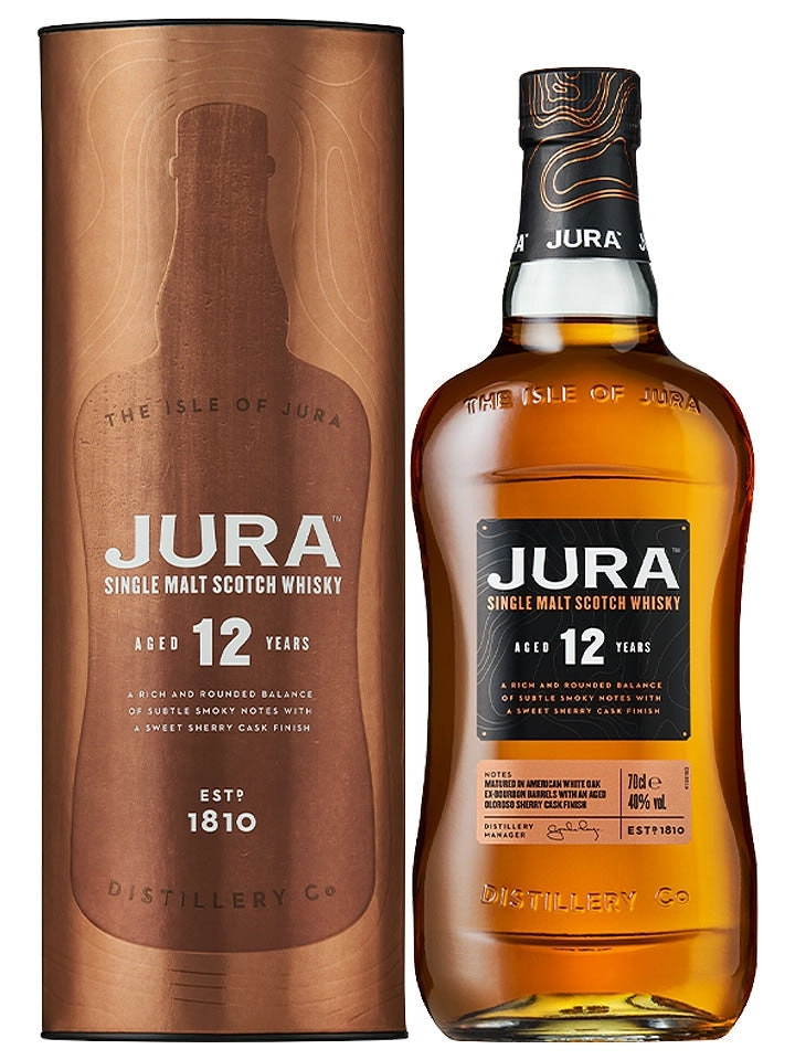 Jura 12 Year Old Single Malt Scotch Whisky 700ml