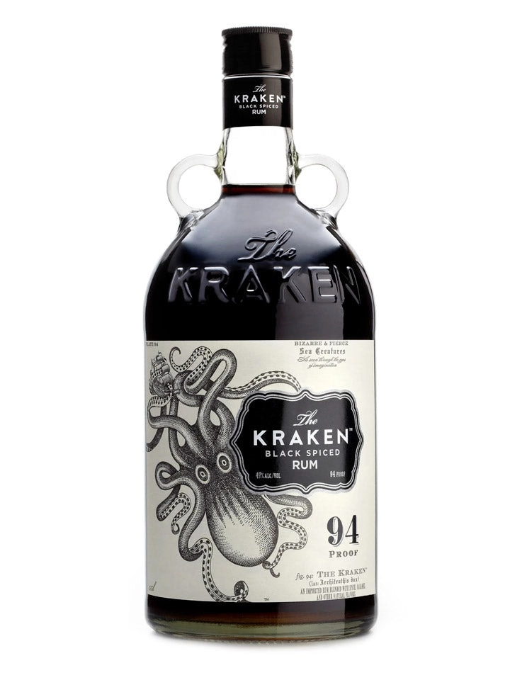 The Kraken Kraken 94 Proof 47% Abv Black Spiced Rum 750ml