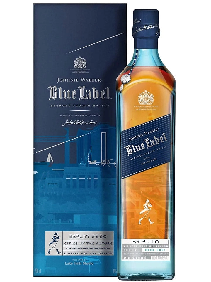 Johnnie Walker Blue Label Cities Of The Future Berlin 2220 Blended Scotch Whisky 700ml