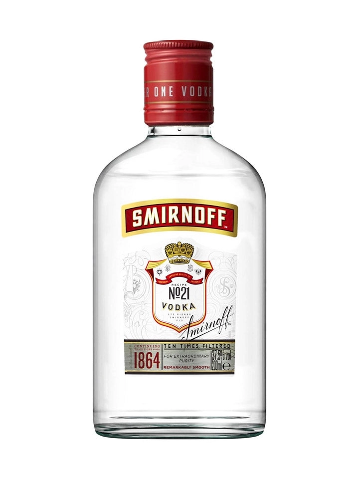 Smirnoff Red Label Vodka Glass Miniature 200ml