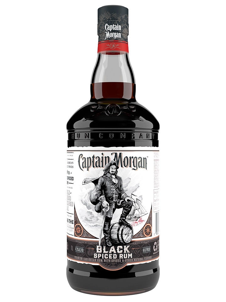 Captain Morgans Captain Morgan Black Spiced Dark Rum 1l