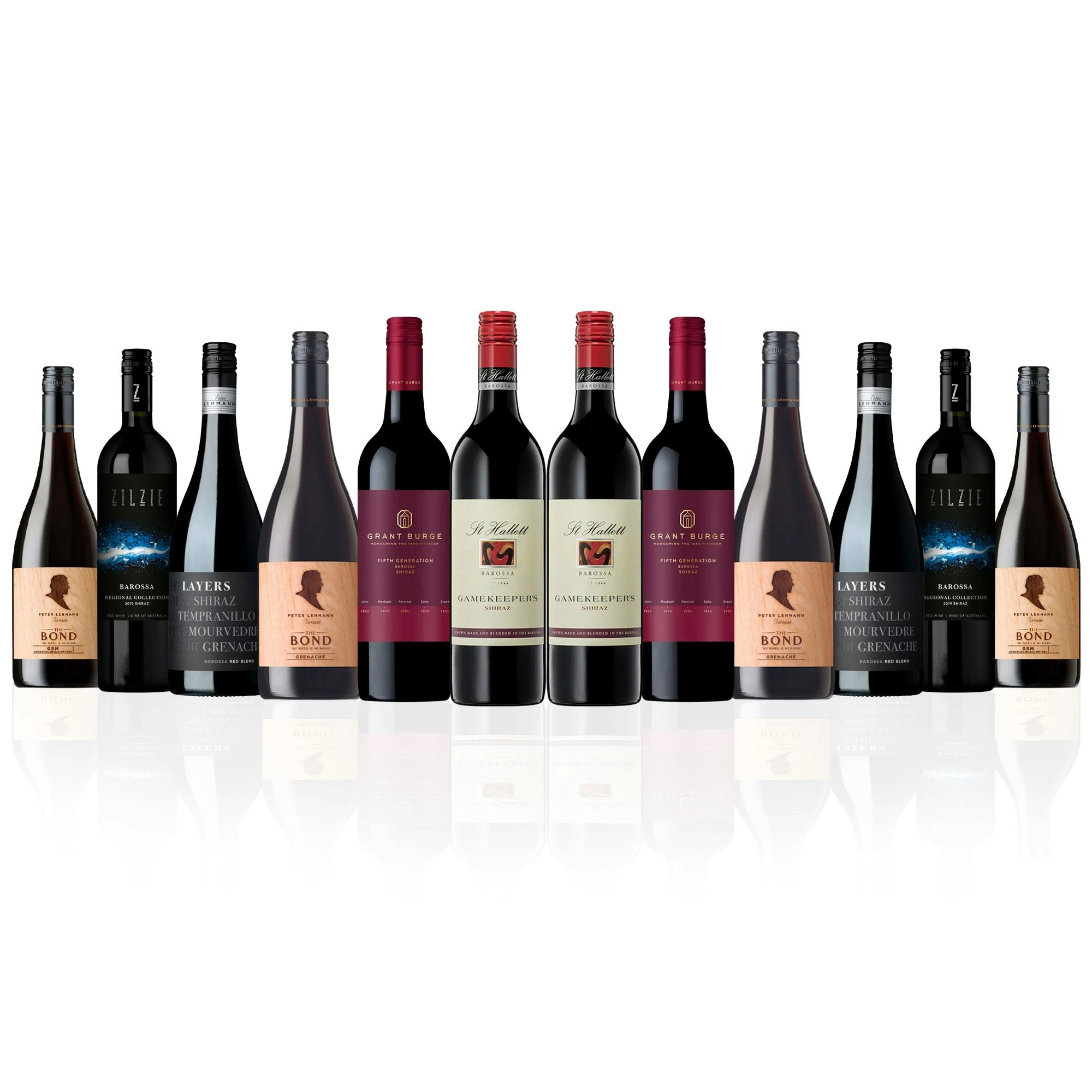 Your Wines Brilliant Barossa Red Mixed Dozen (12 Bottles)