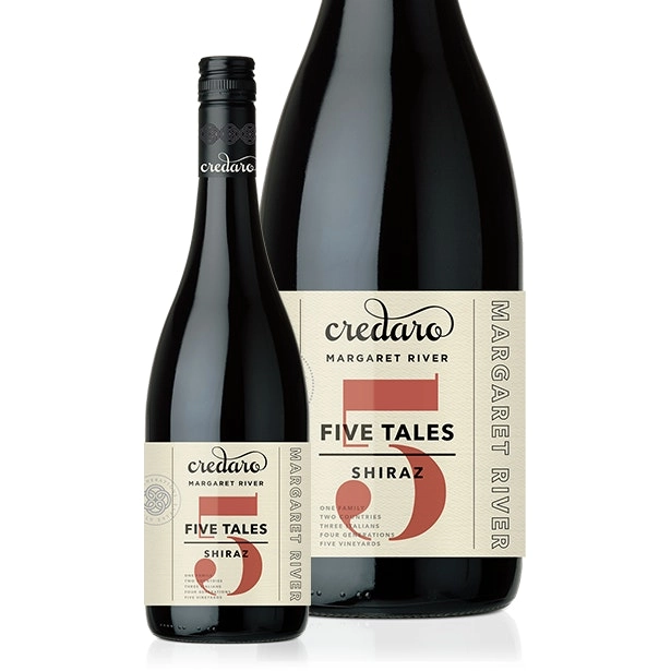 Credaro Five Tales Shiraz 2020 (12 Bottles)