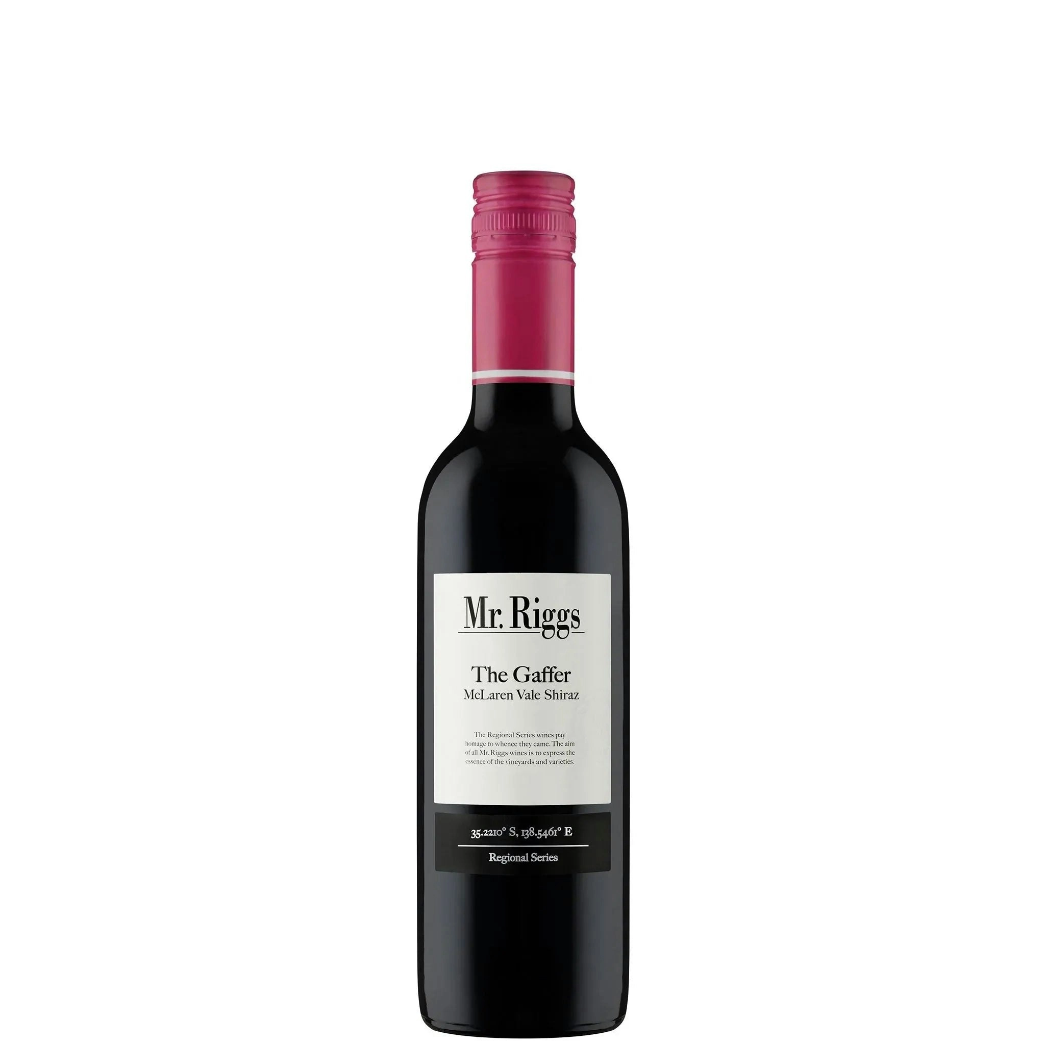 Mr Riggs The Gaffer Shiraz Half Bottle 2022 (12 Bottles)