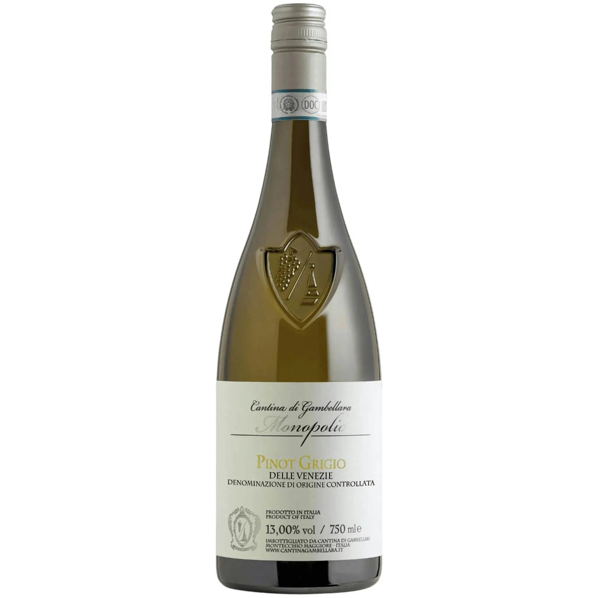 Vitevis Cantine Cantina Di Gambellara Monopolio Pinot Grigio,  Veneto 2022 (12 Bottles)