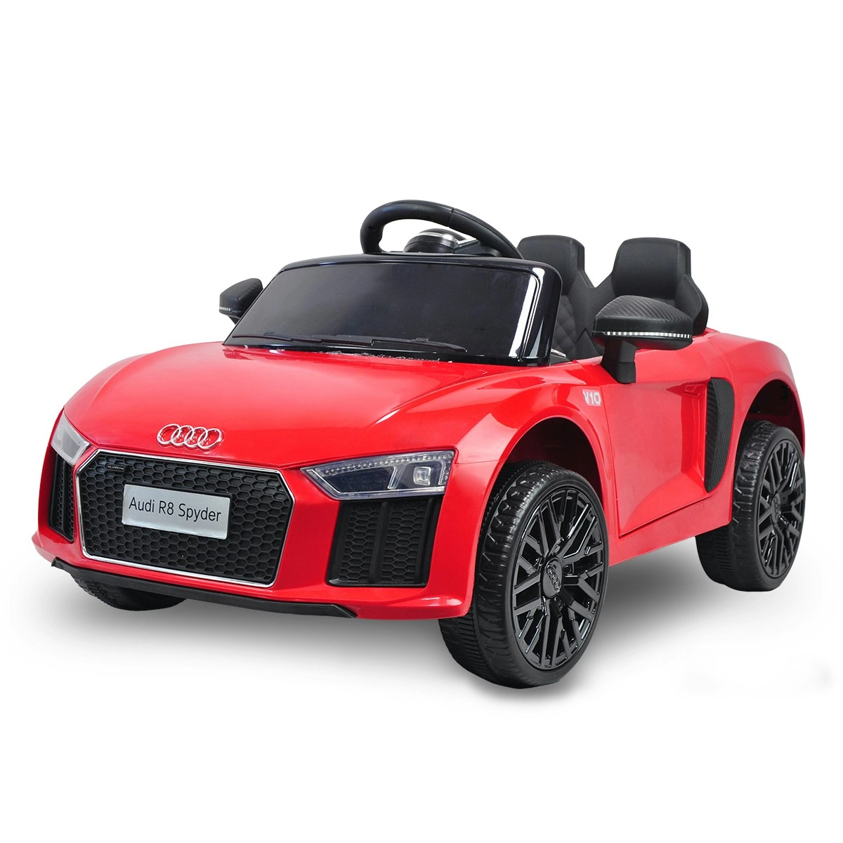 R8 Spyder Audi Licensed Kids Electric Ride On Car Remote Control Red