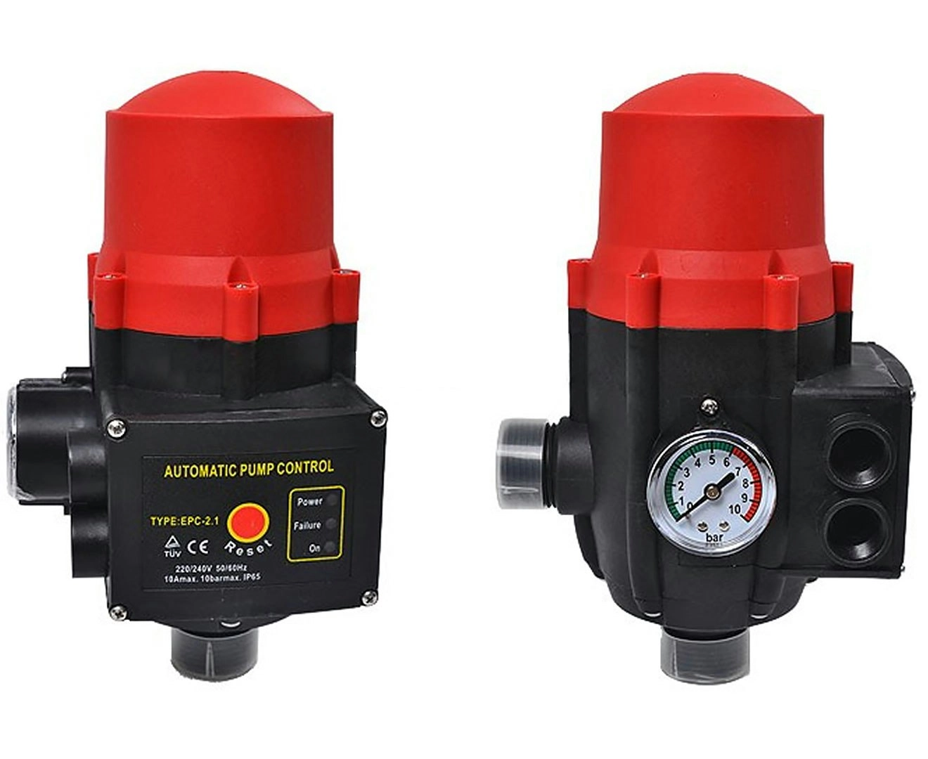 1x Automatic Water Pump Pressure Switch Controller - Red