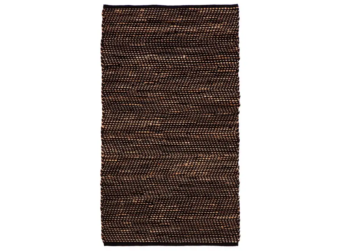 Habitate Ibis Black Jute Rug Or Runner