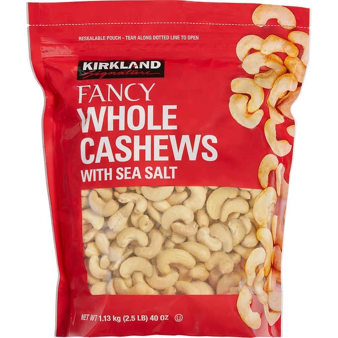 Kirkland Signature Whole Fancy Cashews 1.13Kg