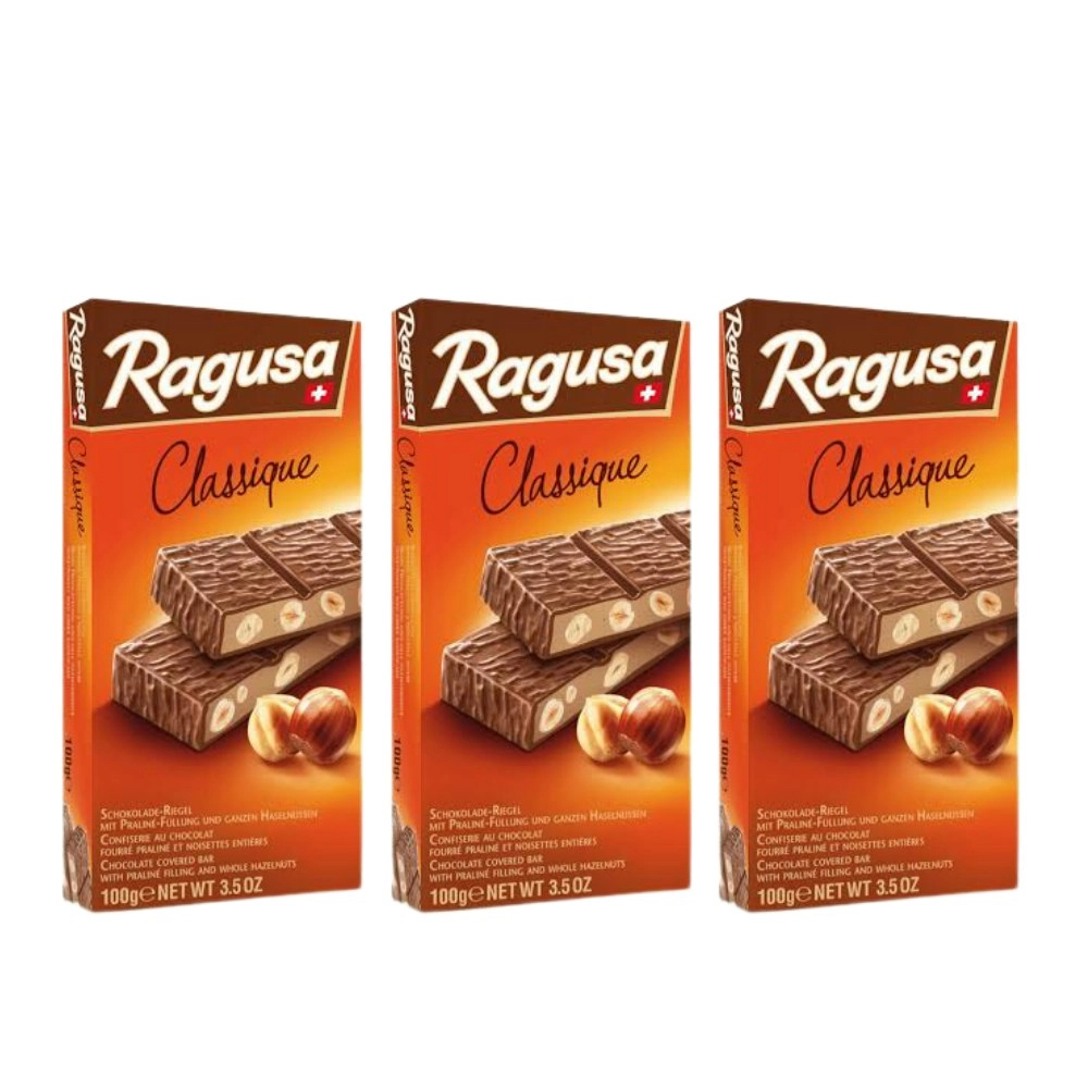 Camille Bloch Ragusa Milk Chocolate 100g x 3