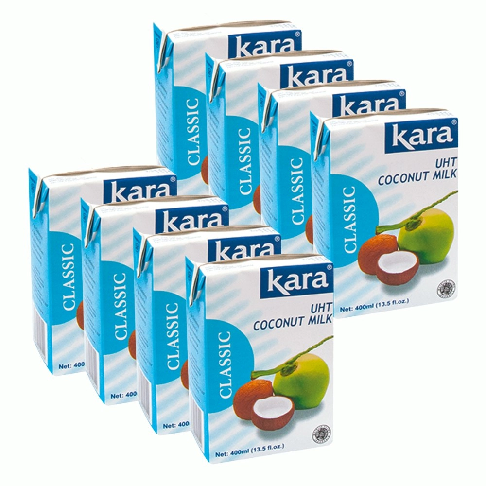 Kara UHT Coconut Milk 8 x 400ml