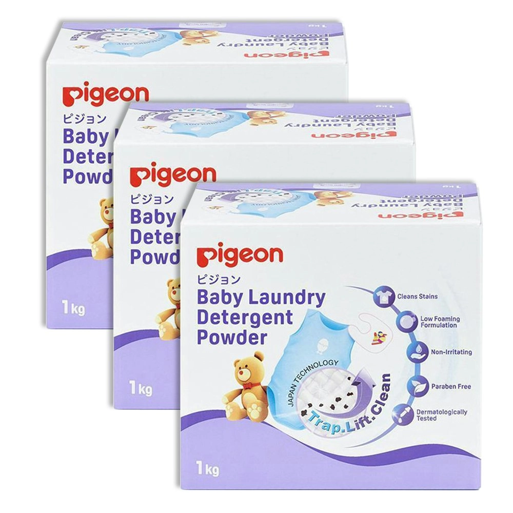 PIGEON 3kg Laundry Detergent Powder for Sensitive Skin Baby/Infant/Kids Clothes