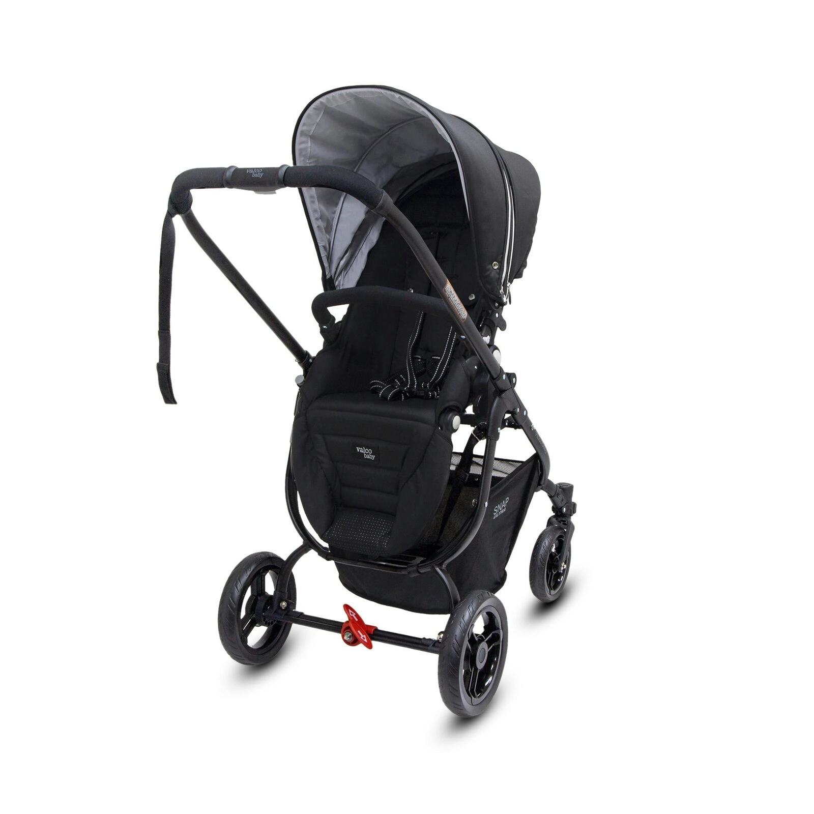 Valco Snap Ultra P Pram/Stroller Foldable/Ergo-Pivot Seat for Baby/Infant Black