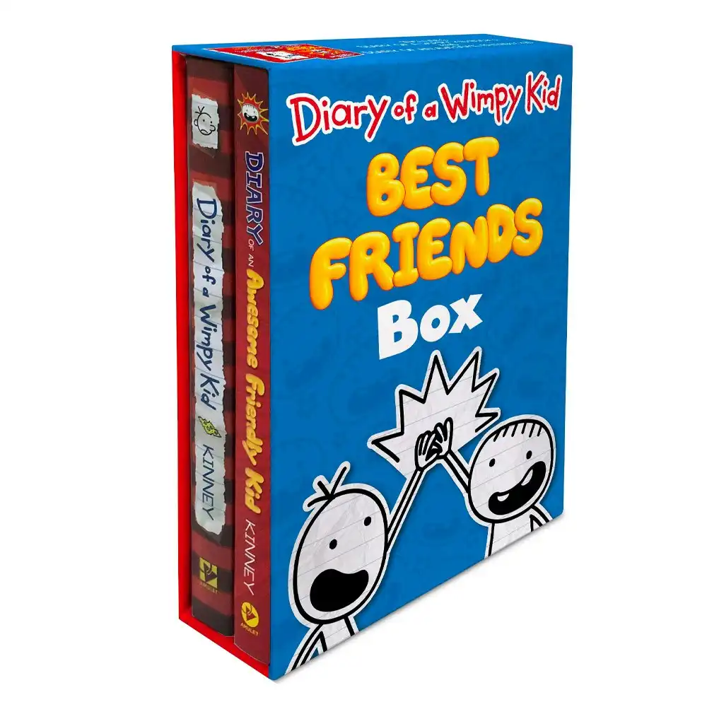 Diary Of A Wimpy Kid Jeff Kinney Paperback Story Kids Book Best Friends Box Set