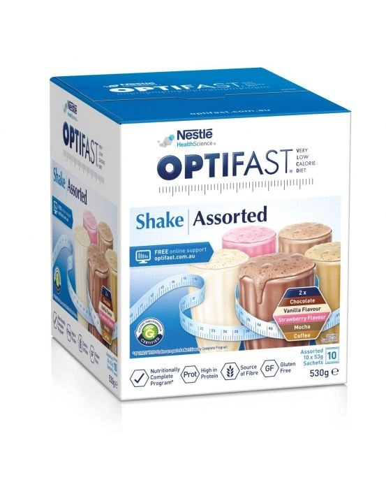 OPTIFAST Vlcd Milkshake Assorted Pack 530g