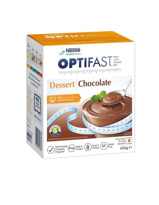 OPTIFAST VLCD Chocolate Dessert 8 x 53g