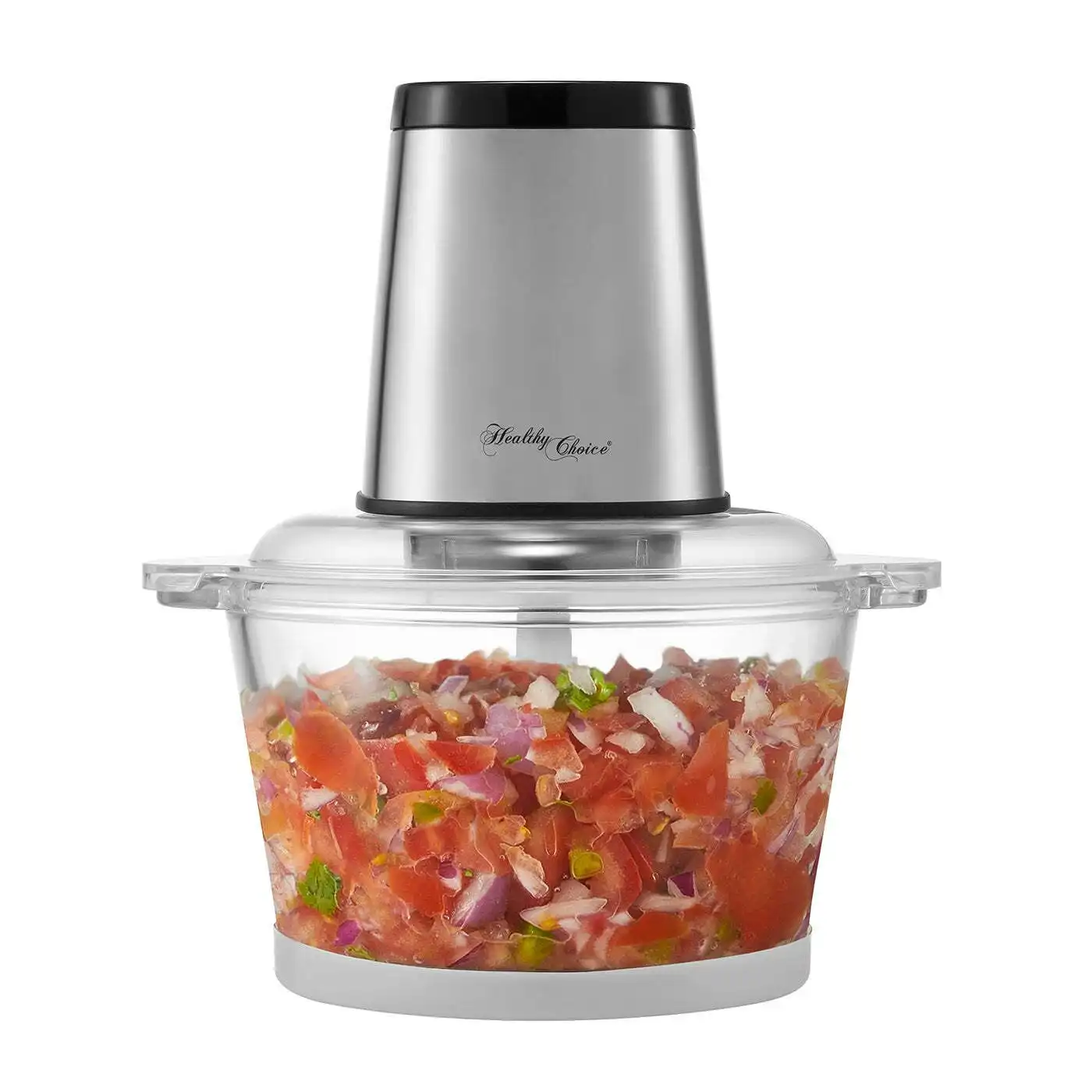 Large Powerful Food Chopper/ Stainless Steel/ 2kg Capacity/ 300W