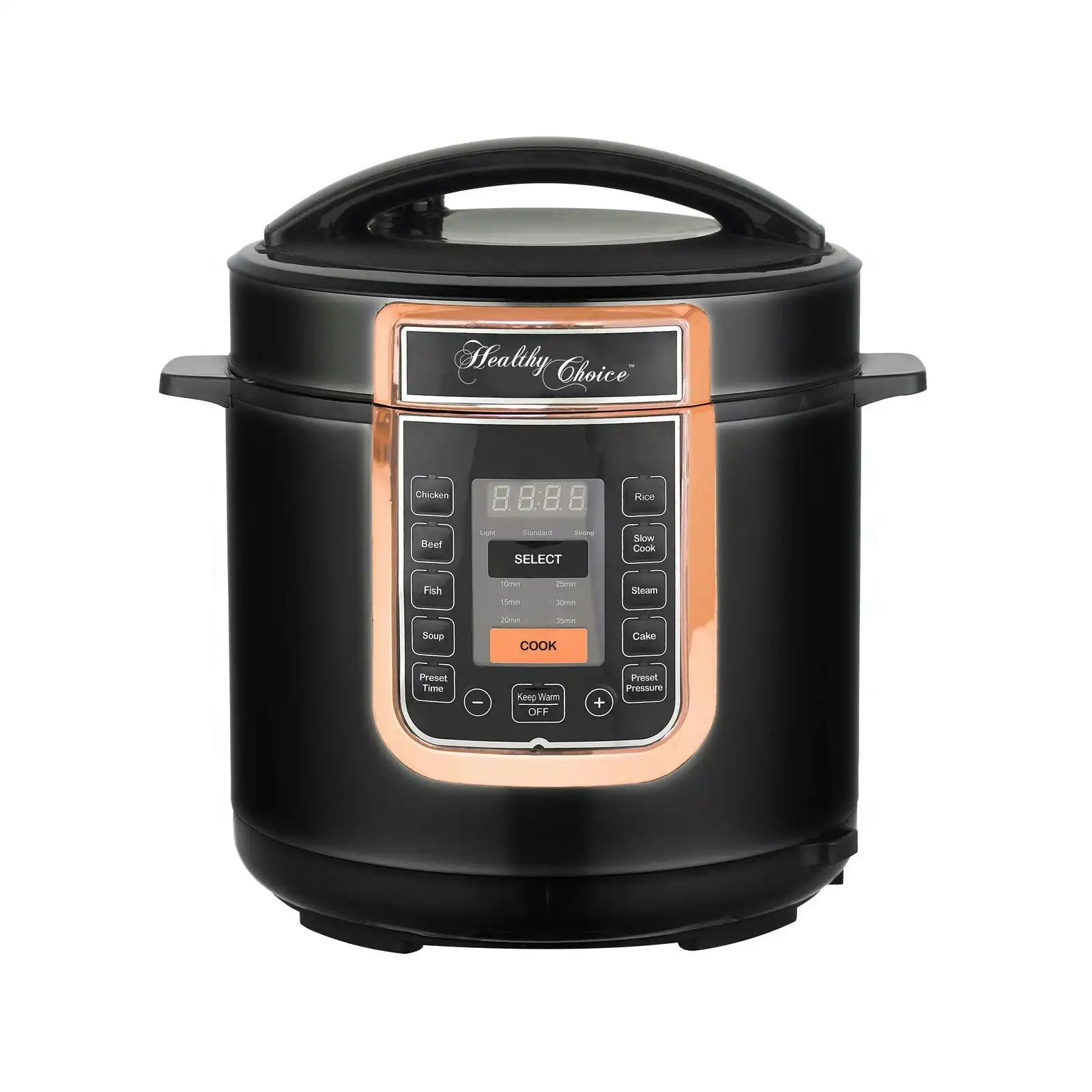 6L Electric Slow & Pressure Cooker (Black) 8 Programs, 1000W