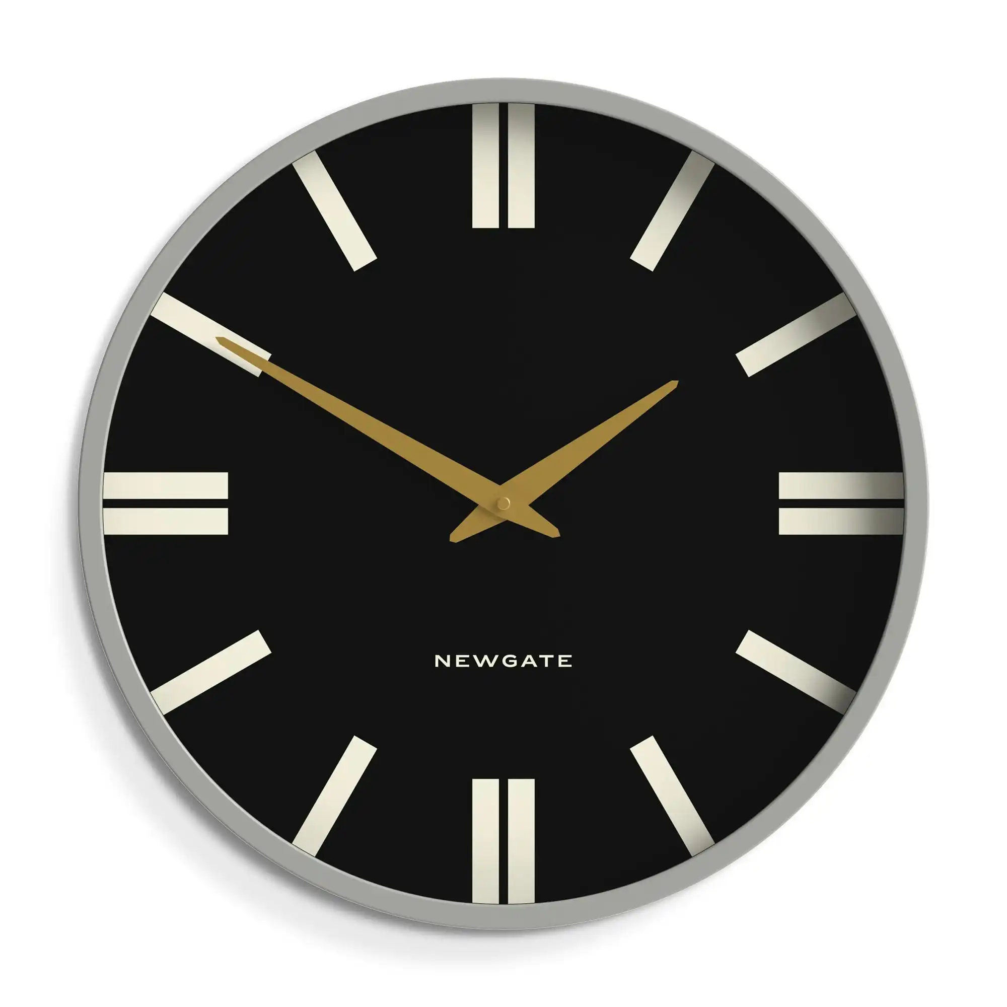 Newgate Universal Wall Clock Plaza Dial Grey