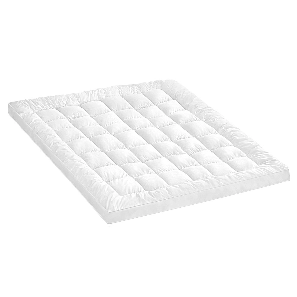 Mona Bedding 1100GSM Mattress Protector Bamboo Fibre Pillowtop Topper Cover King Bed Underlay Pad