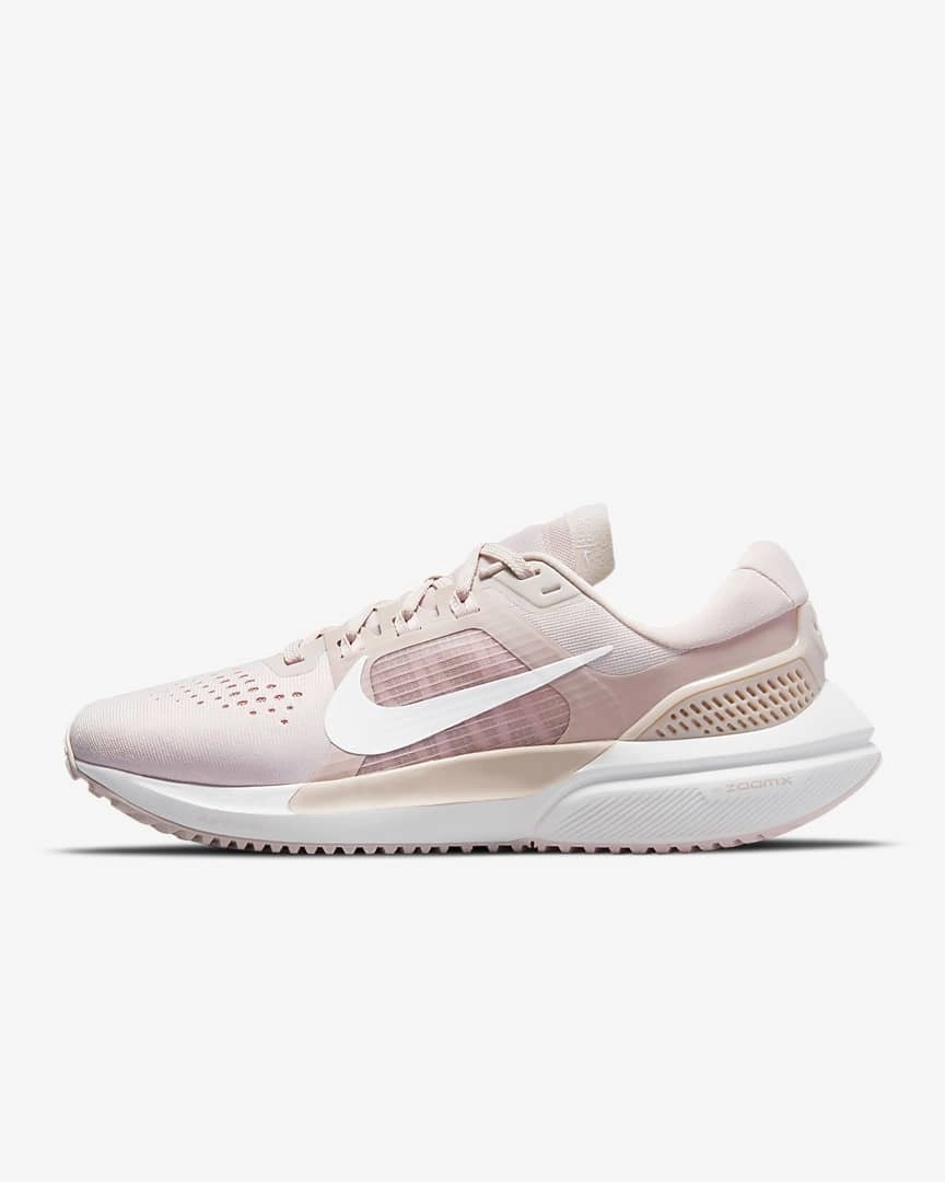 Nike Air Zoom Vomero 15 Womens Running Shoes-Barely Rose/White - Champagne