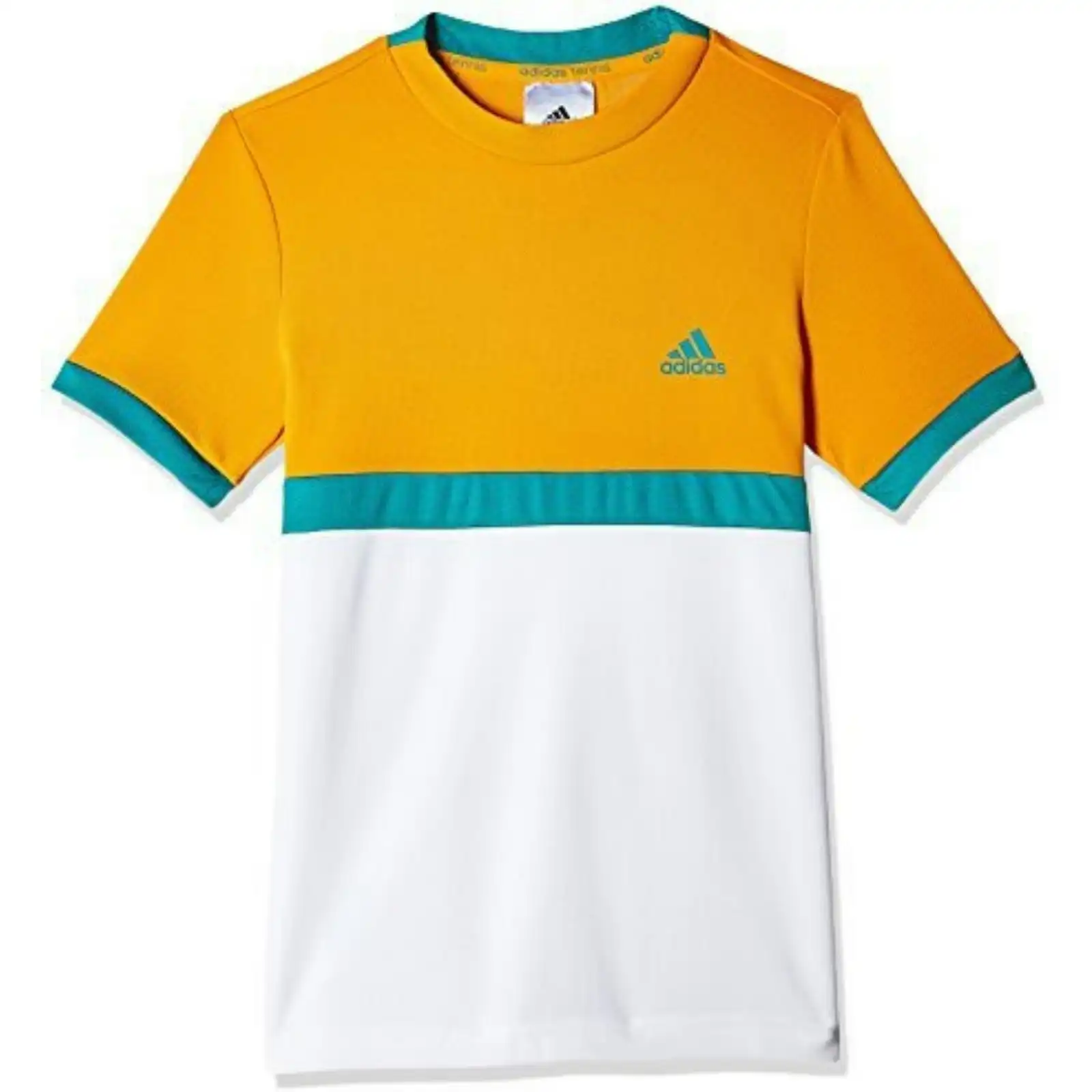 Adidas Boys Tennis Court Tee Tennis Top - White