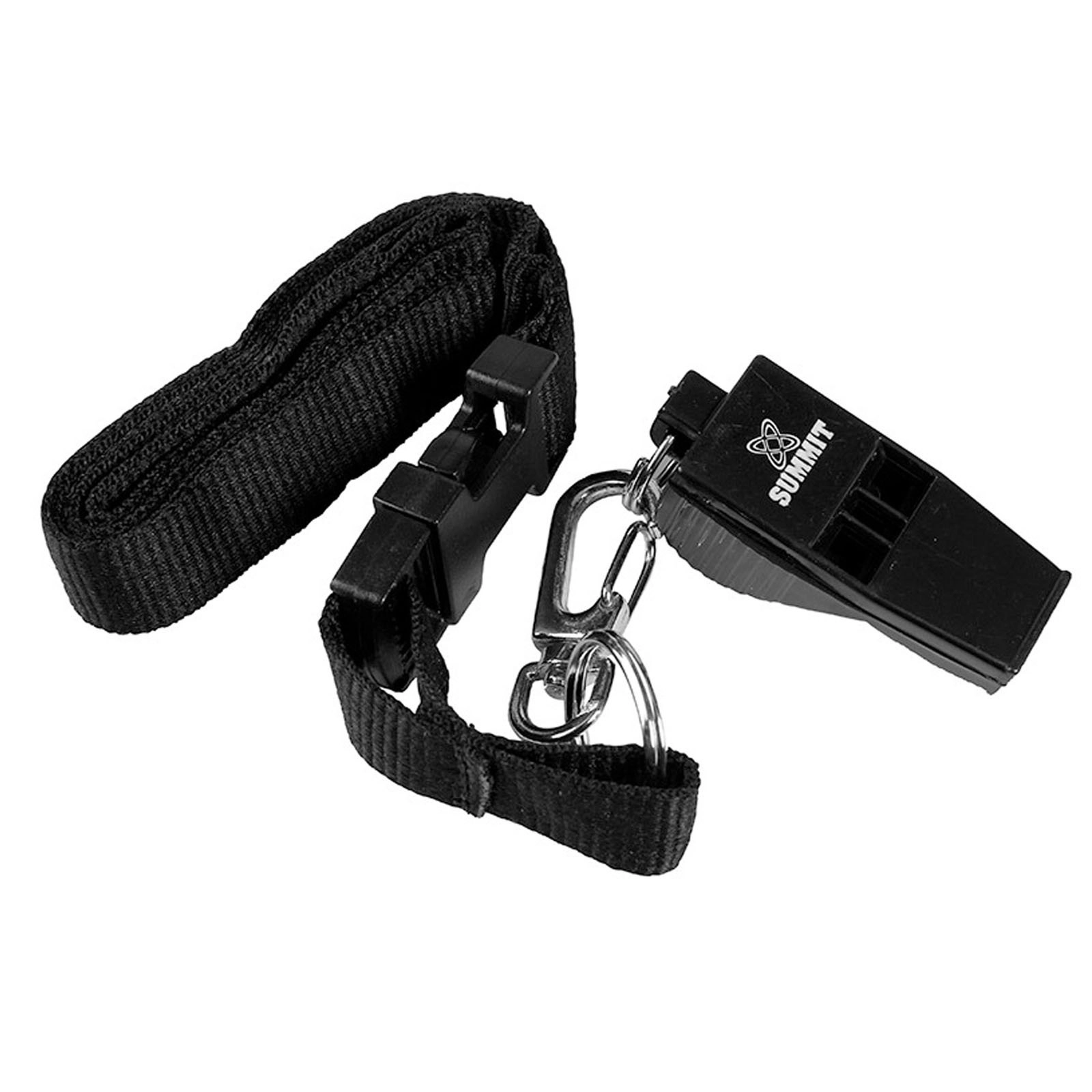 Summit Pealess Sports Whistle w Lanyard Professional Referee Match Training