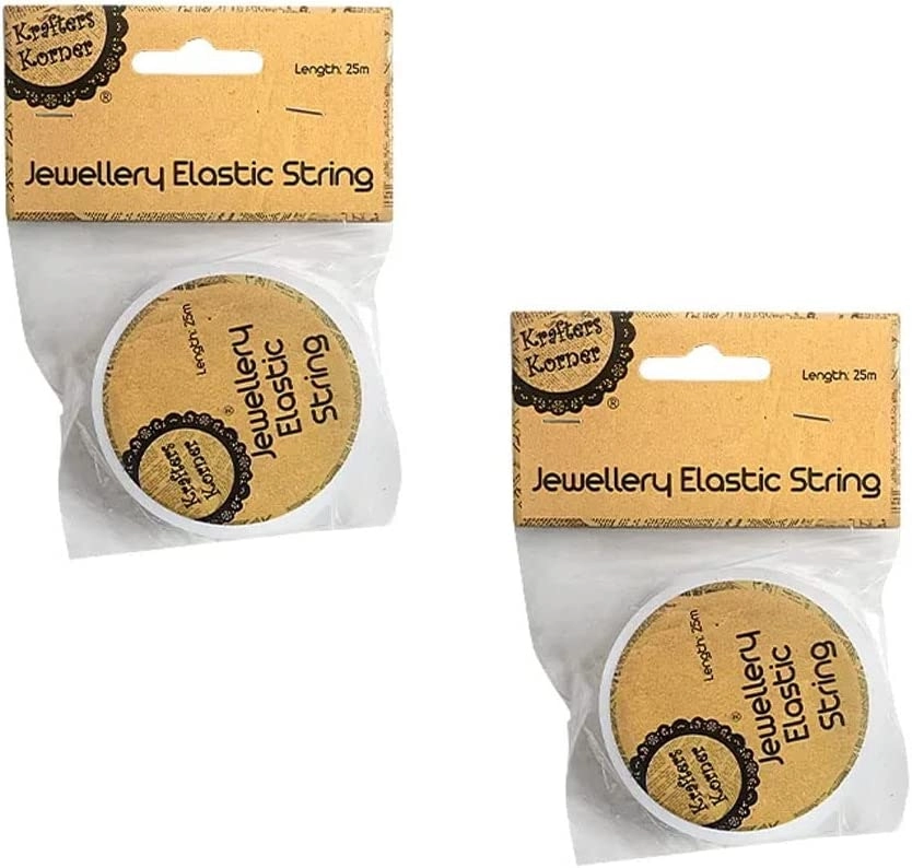 [2Pk] Krafters Korner Jewellry Elastic String - Stretchable And Elastic (25M 2)