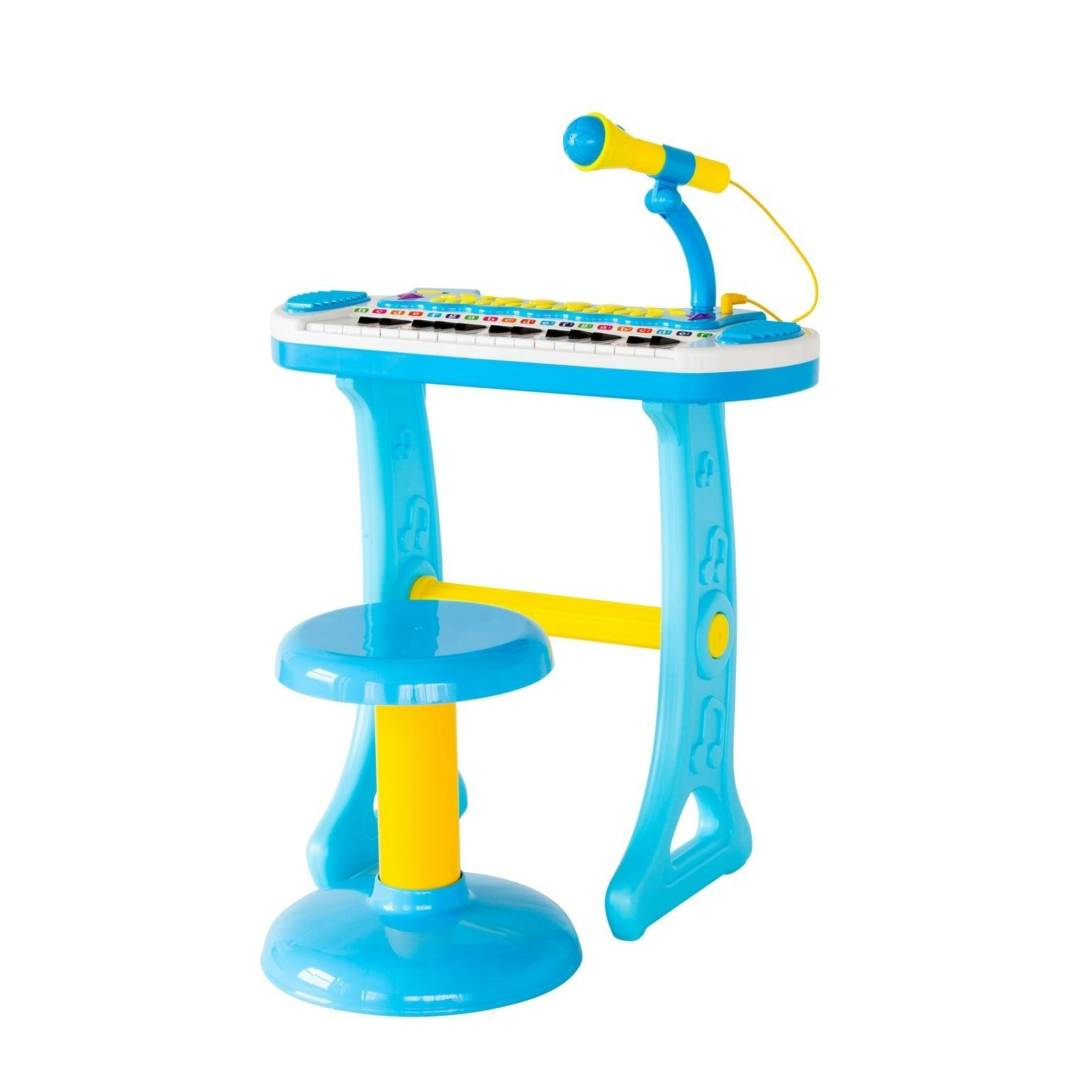 Children's Electronic Keyboard with Stand (Blue) Musical Instrument Toy