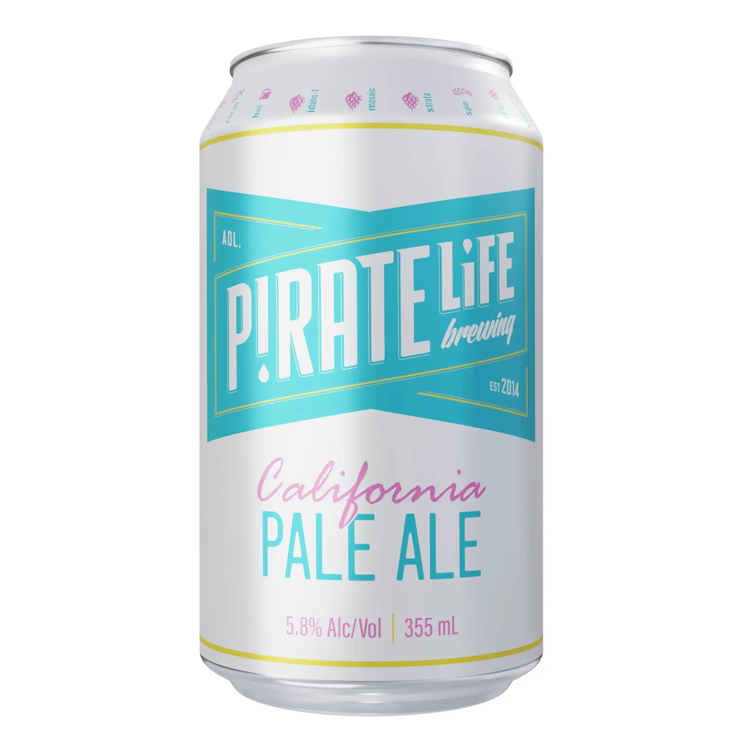 Pirate Life California Pale Ale 355mL Cans 16 Pack