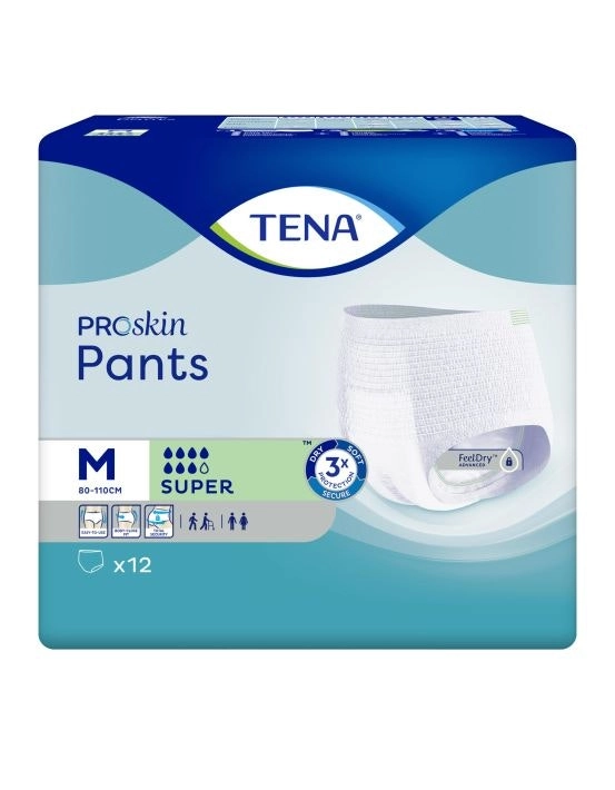 TENA ProSkin Pants Super Medium 12 Pack