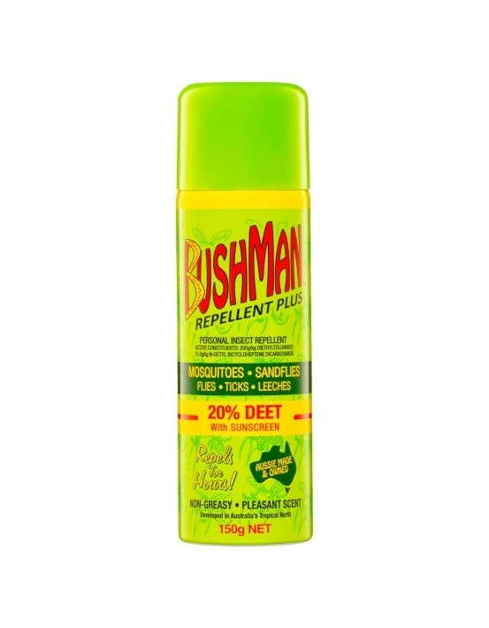 Bushman Plus Insect Repellant Aerosol 150g