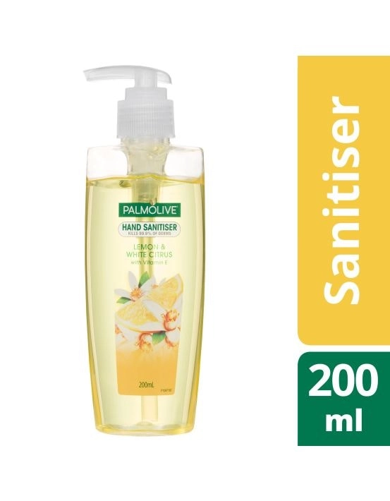 Palmolive Lemon & White Citrus Sanitiser Pump 200m